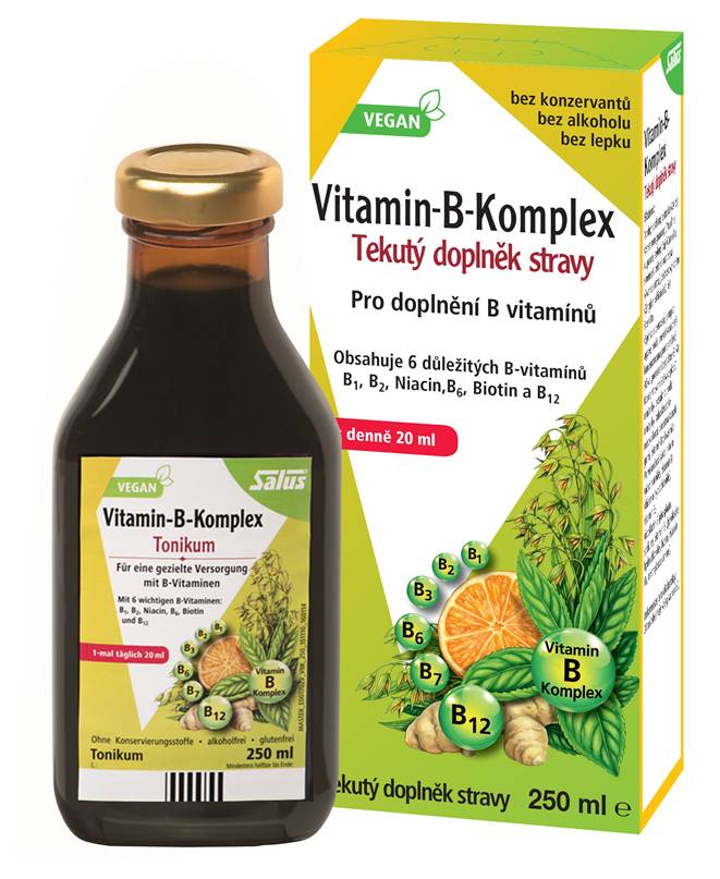 Floradix Vitamin-B-Komplex Pro Podporu Vitality