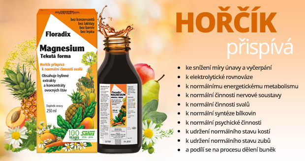 Floradix Magnesium Horčík Floradix Magnesium Horčík